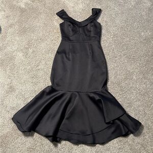 Antonio Melani fit and flare black dress